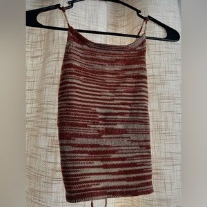 Dark Orange/Cream Halter